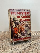 Franklin W. Dixon Hardy Boys #8 The Mystery of Cabin Island 1929 HCDJ First Ed.