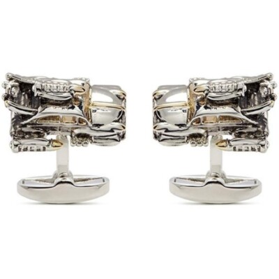 Paul Smith Cufflinks Silver Retro Futurist / Sci-Fi Space Car Design New in Box