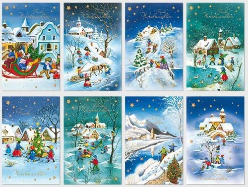 Weihnachtskarten, viele Motive,Glückwunschkarten mit Umschlag, Blitzversand - Bild 4 von 42