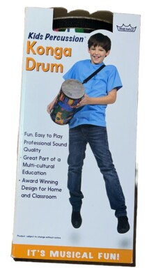 Remo Kid's Percussion Rain Forest Konga Drum 80-0732-00 New!!!