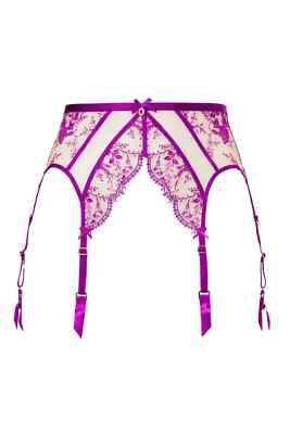 Dita Von Teese Femmoiselle Suspender Belt Shocking Violet D46034 Shocking Violet