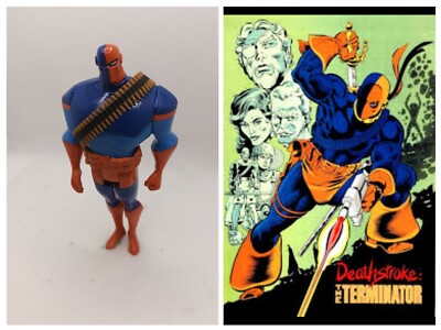 4.5'' Custom Action Figure JLU JLA Deathstroke Terminator DC Justice League 