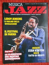 Rivista MUSICA JAZZ 1/1987 Sonny Rollins Leroy Jenkins Stan Kenton Lockjaw No cd