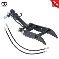 Hydraulic Thumb Clip Clamp For Mini Excavators Attachment with 2 Hydraulic Hoses