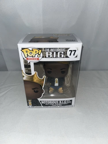 Funko Pop! Rocks The Notorious B.I.G #77 With Crown