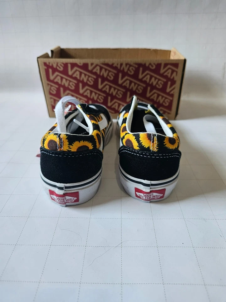 Zapatillas Vans Niños Old Skool - Estampado Girasol - Talla 12.5Y - Nuevas en Caja Foto 4 de 4