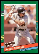 1991 Donruss Benito Santiago San Diego Padres #449
