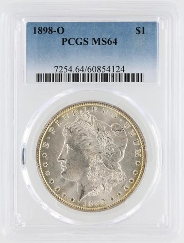 1898-O  Morgan Dollar PCGS MS64 New Orleans Minted Silver Dollar No Reserve