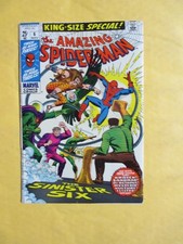 THE AMAZING SPIDER-MAN 1969 COMIC BOOK #6 KING SIZE SPECIAL THE SINISTER SIX EX