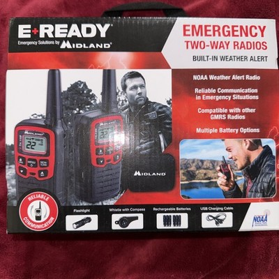 Midland Radio E+Ready EX37VP Emergency Two Way Radio Kit*New
