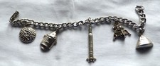VINTAGE NASA SOUVENIR CHARM BRACELET - APOLLO 11 COMMEMORATIVE CHARM BRACELET