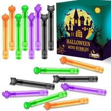 Bulk Halloween Giveaways Handouts Prizes 100 PCS-Mini Bubble Wands for Kids