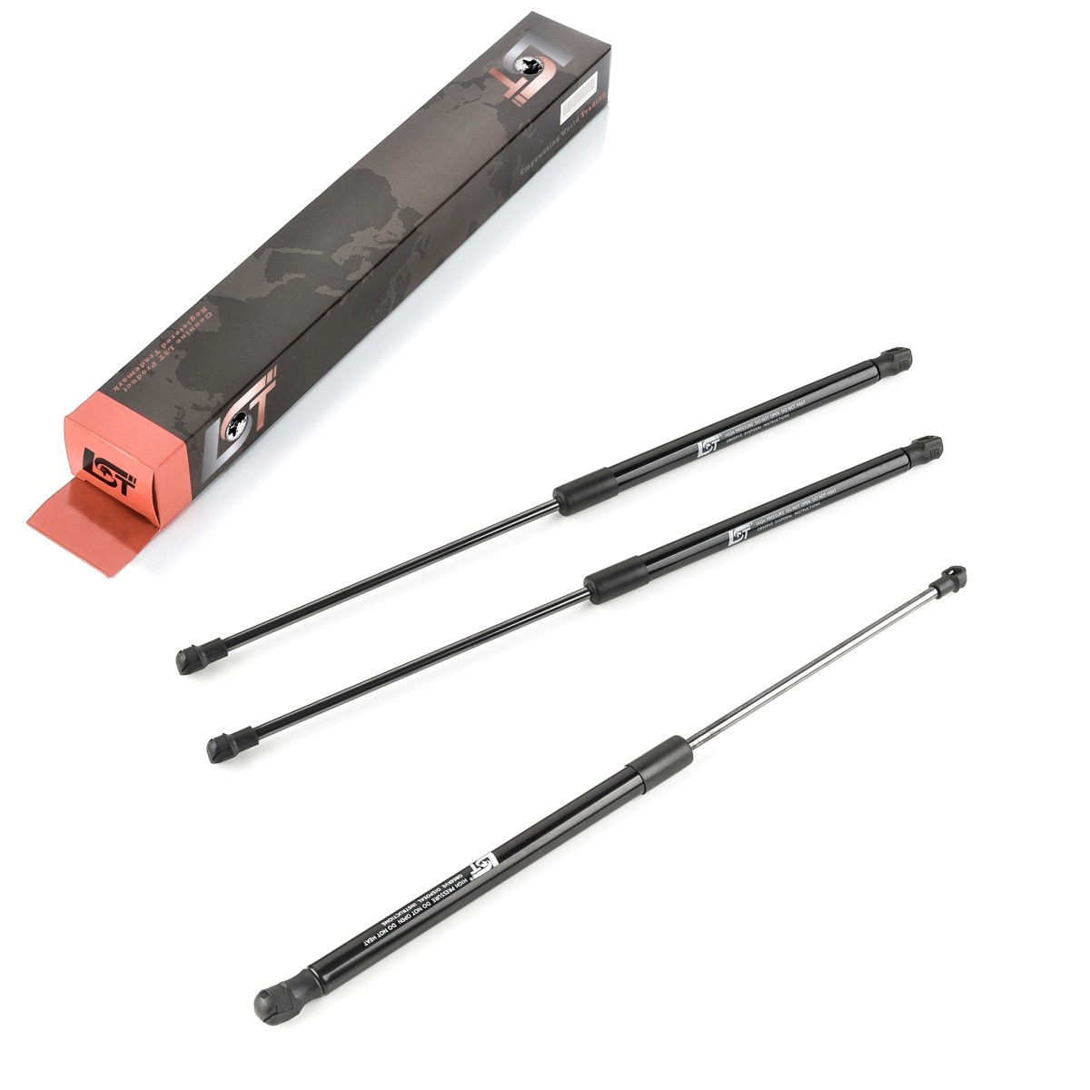 3x Gas Spring Tailgate Damper Hood Set for Audi A3 8L1 1996-2003