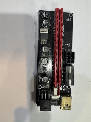  GPU Riser PCE164P-N08 VER009S PCI-E 1X TO 16X ADAPTER