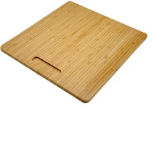 Bamboo Appliance Sliders for Kitchen Appliances, Sliding Tray with Silent Rub...