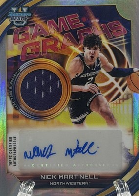 2026 Nick Martinelli Game Graphs RPA #GG-NM Bowman U Best - LA Clippers