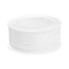 0.02 Inch x 109 Yards Nylon String Bracelet String Braided Nylon Thread White