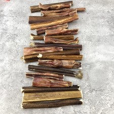 Bully Sticks 6" 100 Natural Beef Bully Sticks Dog Chews USA Sourced 20-Pack