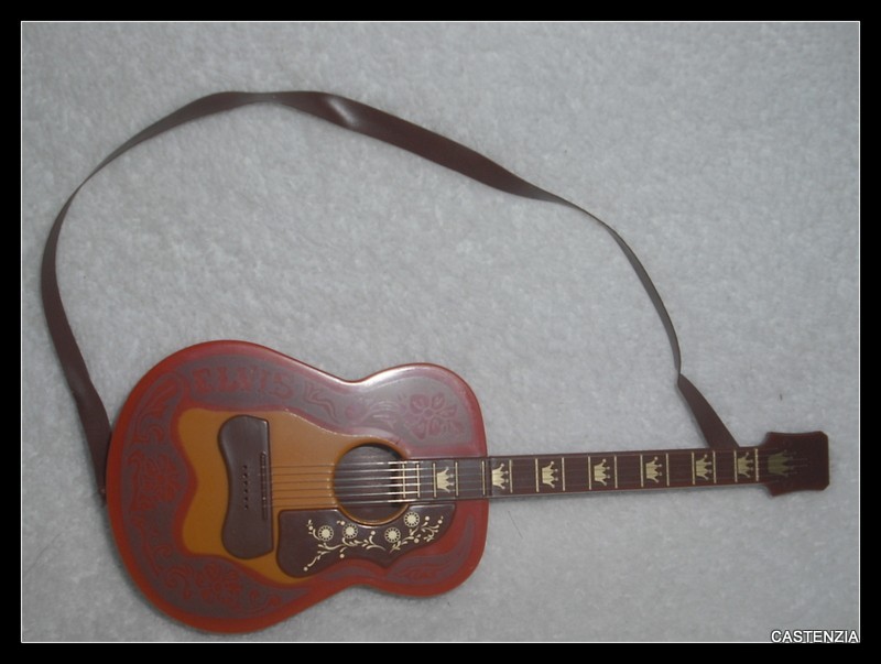 INSTRUMENT BARBIE DOLL ELVIS PRESLEY BROWN GUITAR FASHION ACCESSORY FOR ...