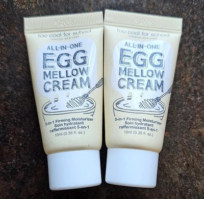 Too Cool for School All In One Egg Mellow Cream 5 In 1 Firming Moistur .35 oz ea