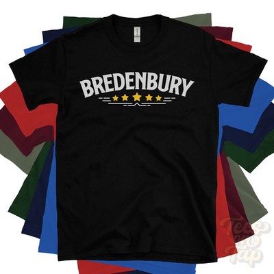BREDENBURY 5-STAR RETRO LOGO T-SHIRT bromyard herefordshire england uk