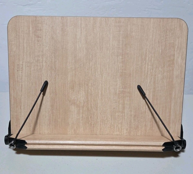 NICE Book Stand  Wooden Reading Holder Desk Bookstand 