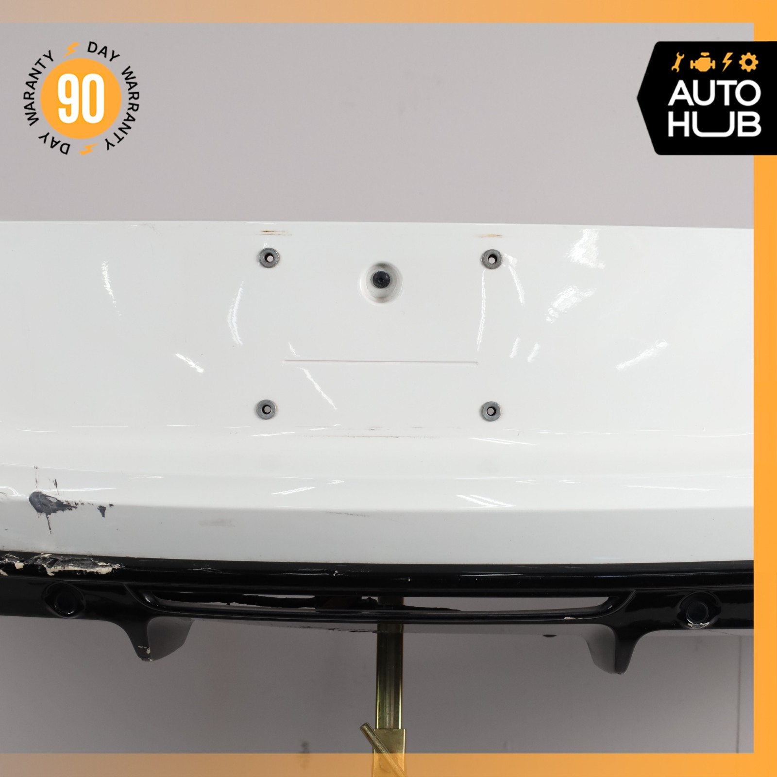 13-15 Bentley Continental GTC GT V8 S Rear Bumper Cover Assembly White OEM 49k