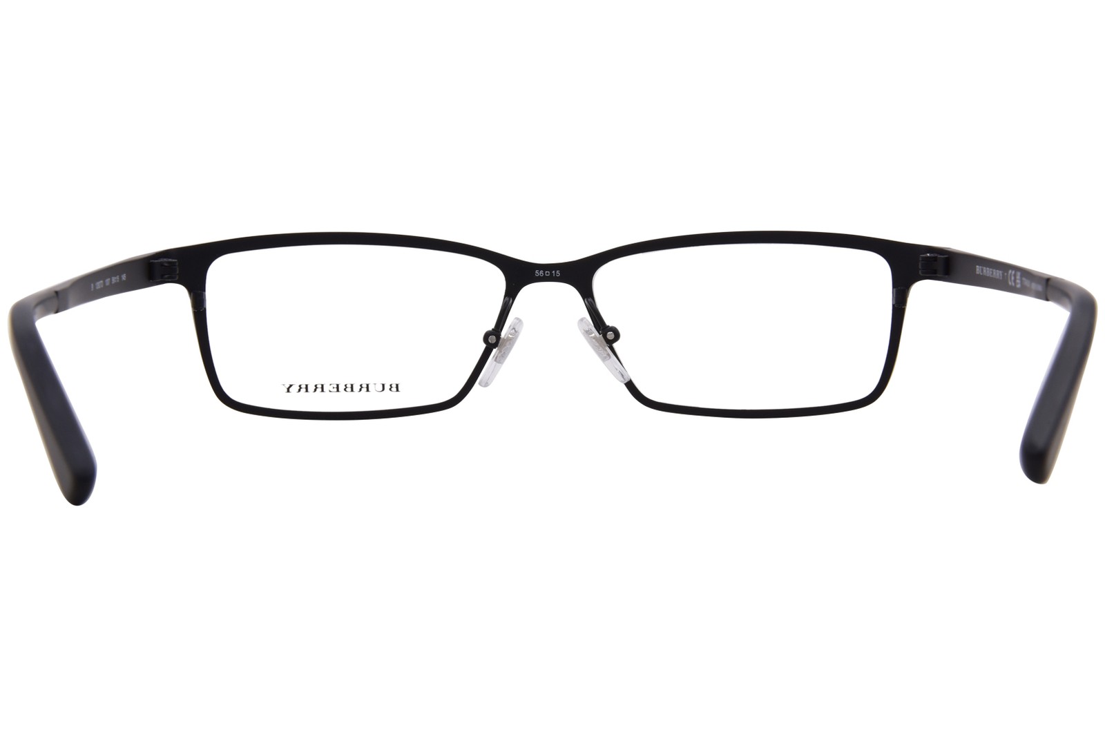 Burberry BE1292TD 1007 Titanium Eyeglasses Frame Men's Matte Black Full Rim 56mm thumbnail 4