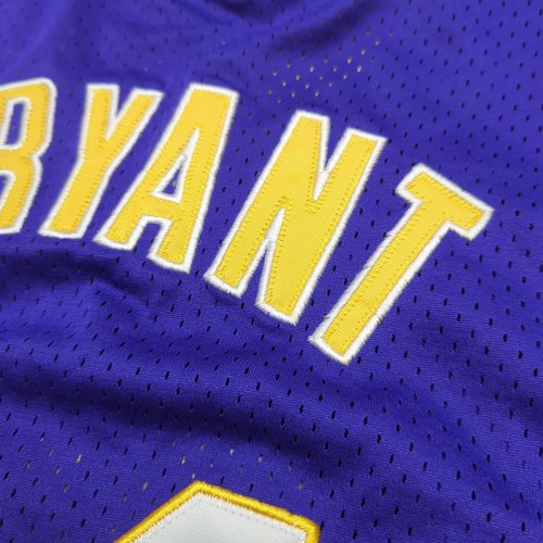 Adidas NBA Jersey Kobe Bryant 24 LA Lakers Men’s Small Yellow Purple Vintage - Picture 14 of 14