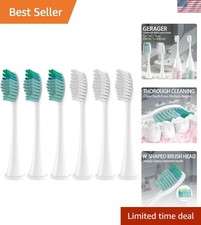 Heads with TAO Clean Toothbrush, Medium Bristles Brush Head Refill, 6 Pack Sp