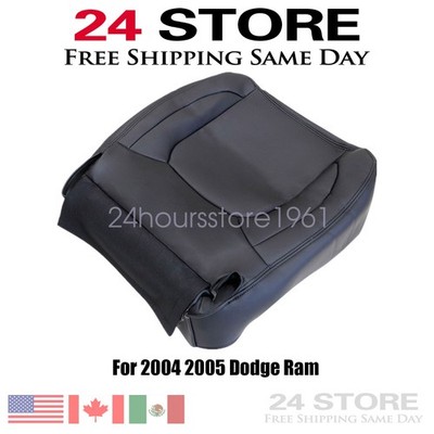 For 2004 2005 Dodge Ram 1500 SLT Laramie Passenger Bottom Seat Cover Dark Gray