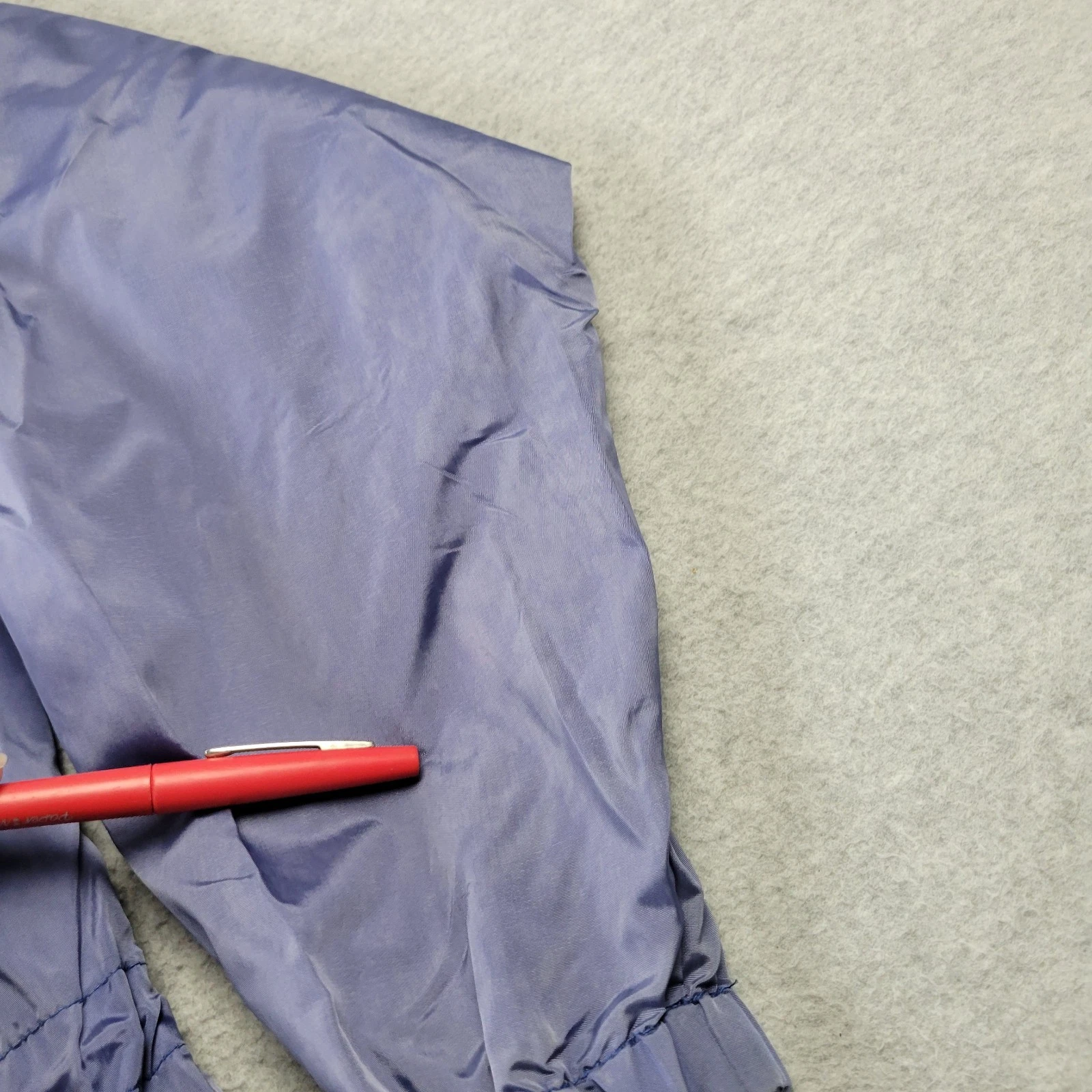 Woolrich Windbreaker Jacket Mens Medium VTG 80s Hooded Full Zip Pockets - product detail image 14