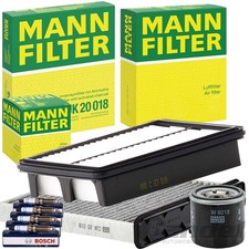 MANN FILTER INSPEKTIONSPAKET passend für MAZDA 2 DL DJ 1.5 / SKYACTIV 75-115 PS