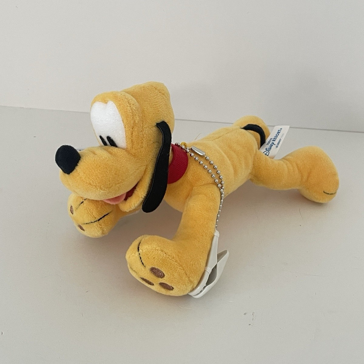 Disney Plush Pluto Clip on Shoulder Stuffed Toy Tokyo