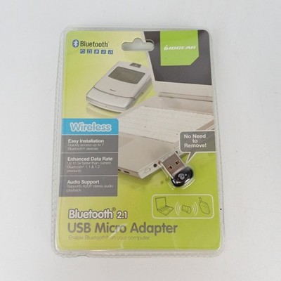 IOGear Bluetooth 2.1 USB Micro Adapter GBU421   30 ft Range   New