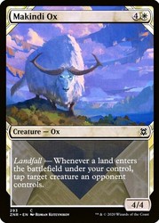 Makindi Ox (Showcase) Zendikar Rising #293