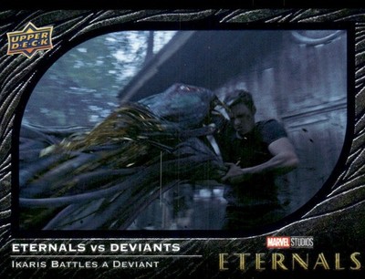 2023 Upper Deck The Eternals Eternals vs. Deviants #ED7 Ikaris Battles a Deviant