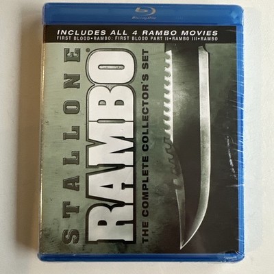 RAMBO - The Complete Collector's Set All 4 Movies First Blood BLU-RAY NEW/SEALED