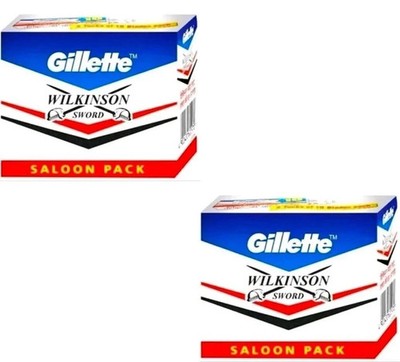 100 x GILLETTE WILKINSON SWORD BLADES Double Edge Razor 100 Blades (2 X50 BLADE)