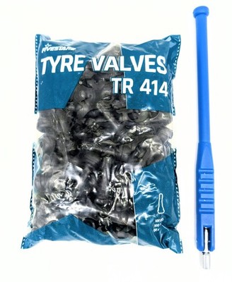 100x  Fivestars TR414 Snap-In Ventile  + Ventileinzieher  Set