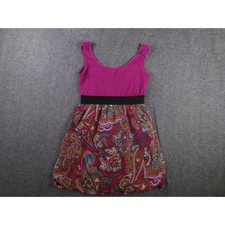 Xhilaration Dress Girls Medium Pink Paisley Casual Sundress Bohemian Flowy