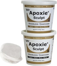 Apoxie Sculpt White Self Hardening Modeling Compound 4 Lb For Sculpting Crafts