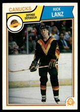 1983-84 O-Pee-Chee VTG OPC Set Break Rick Lanz Vancouver Canucks #353