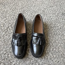 G.H. Bass Co. Weejuns Jeremy Kiltie Tassel Loafers Black Leather Mens 8.5 D