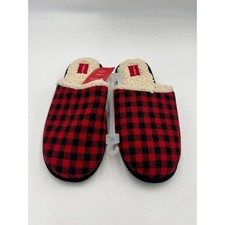 Brand New Wondershop Buffalo Plaid Slippers Red Black Size XLarge
