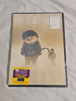 Where the Wild Things Are DVD  BRAND NEW SEALED FREE SHIPPING