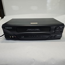 Orion VR5006 VCR 4-Head VHS Player HQ Digital Auto Tracking No Remote, Tested