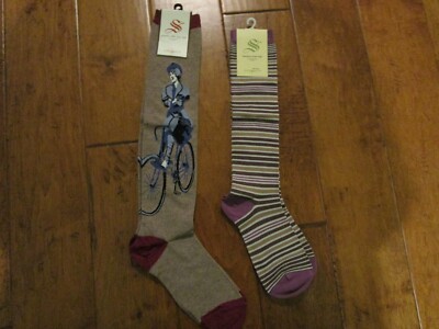 Women's Socksmith  ''Try and Stop Me'' Boot Socks NWT Last One!