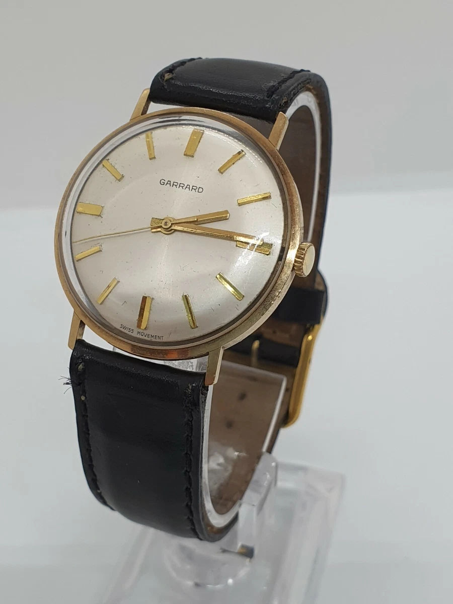 Garrard 9ct gold mens best sale watch