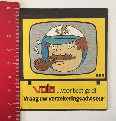 Aufkleber/Sticker: Vola Voor Boot-Geld-Vraag Uw Verzekeringsadviseur (060616106)